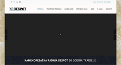 Desktop Screenshot of kamenorezacdespot.com